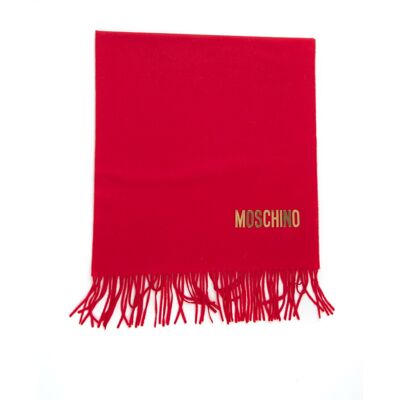 Moschino Sciarpa classica Rosso Donna UNI Moschino Sciarpa classica Rosso Donna UNI