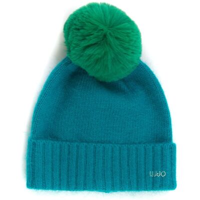 Liu Jo Cappello a coste Verde Donna UNI Liu Jo Cappello a coste Verde Donna UNI
