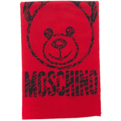 Moschino Sciarpa Rosso Uomo UNI Moschino Sciarpa Rosso Uomo UNI