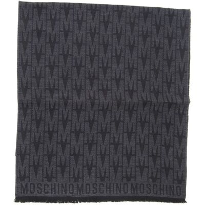 Moschino Sciarpa Nero Uomo UNI Moschino Sciarpa Nero Uomo UNI