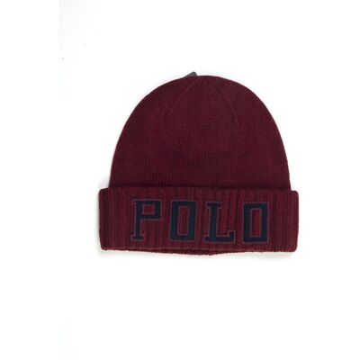 Ralph Lauren Cappello in maglia Bordeau Uomo UNI Ralph Lauren Cappello in maglia Bordeau Uomo UNI
