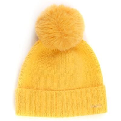 Liu Jo Cappello a coste Giallo Donna UNI Liu Jo Cappello a coste Giallo Donna UNI