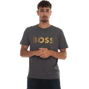 Boss T-shirt girocollo TEE Grigio scuro Uomo XXL