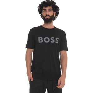 Boss T-shirt girocollo mezza manica Nero Uomo XXL