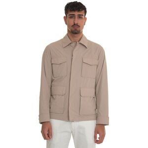 Woolrich Giaccone con 4 tasche MATT STRETCH FIELD JACKET Beige Uomo L