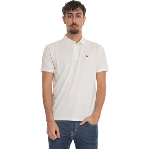 Peuterey Polo in jersey di cotone MEZZOLA01 Bianco Uomo L