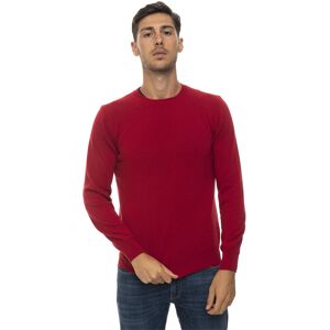 Andrea Fenzi Pullover girocollo Rosso Uomo 48