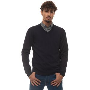 Boss Pullover collo a V Blu Uomo M