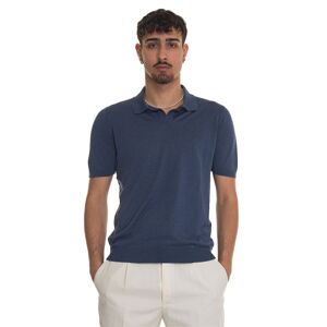 Gran Sasso Polo in maglina Denim Uomo 50