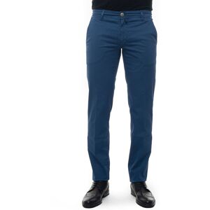 Luigi Borrelli Pantalone modello chino Partenope Blu medio Uomo 32