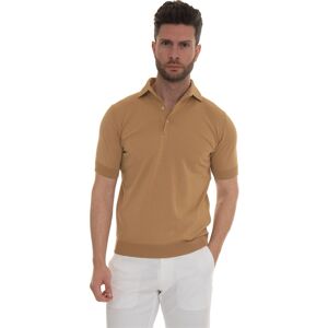 Hindustrie Polo in maglina Beige Uomo 50