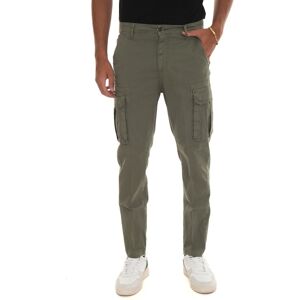 Quality First Pantalone cargo Verde Uomo 52