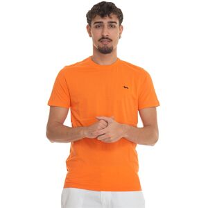 Harmont & Blaine T-shirt girocollo mezza manica INL001 Arancio Uomo 4XL