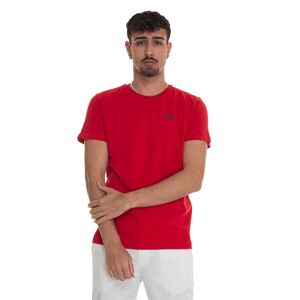 La Martina T-shirt girocollo mezza manica Serge Rosso Uomo M