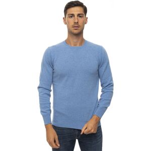 Andrea Fenzi Pullover girocollo Azzurro Uomo 58