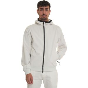 Woolrich Giubbotto SOFT SHELL FULL ZIP HOODIE Bianco Uomo M