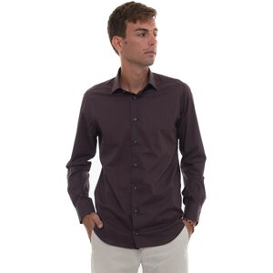 Carrel Camicia classica da uomo Bordeau Uomo 41