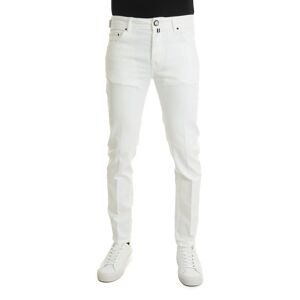 Jacob Cohen x Histores Jeans 5 tasche Denim bianco Uomo 36