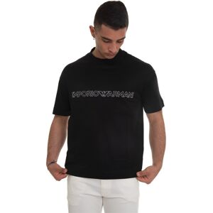 Giorgio Armani T-shirt girocollo Nero Uomo M