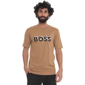 Boss T-shirt girocollo mezza manica Tiburt Beige Uomo S