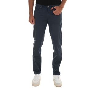 Quality First Pantalone in cotone Blu navy Uomo 54