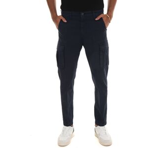 Quality First Pantalone cargo Blu Uomo 48