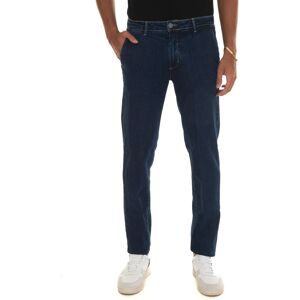 Quality First Jeans denim taglio chino Denim medio Uomo 52