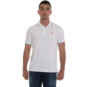 Peuterey Polo manica corta NEWMEDINILLASTR Bianco Uomo XL