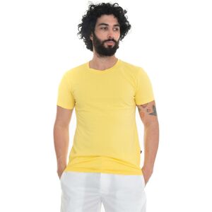 Gallo T-shirt girocollo mezza manica Giallo Uomo XL