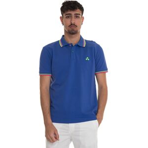 Peuterey Polo manica corta NEWSELANDINASTR02 Blu elettrico Uomo S