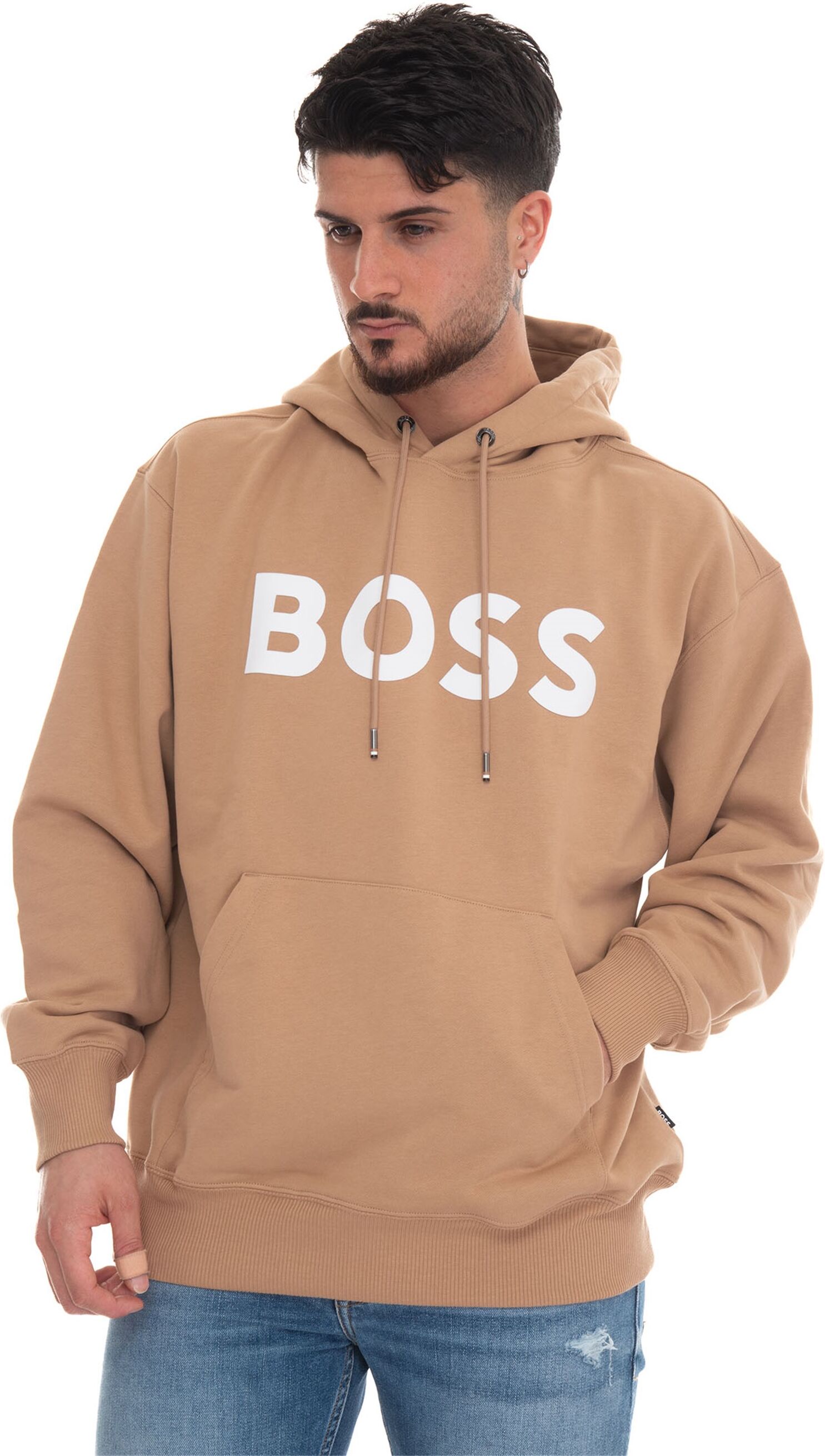 Boss Felpa con cappuccio SULLIVAN08 Beige Uomo XL