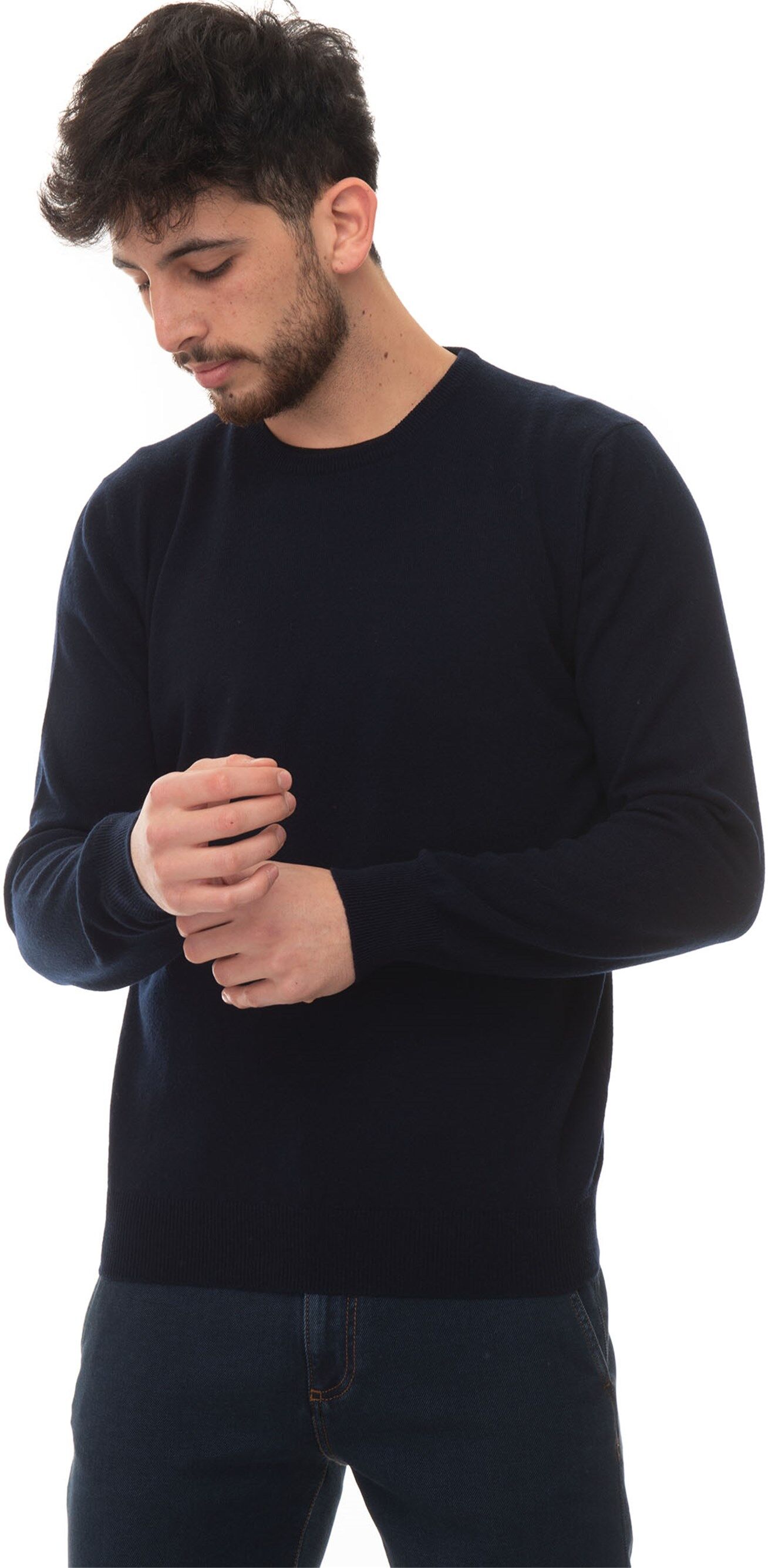 Gran Sasso Maglia in cashmere Blu Uomo 50