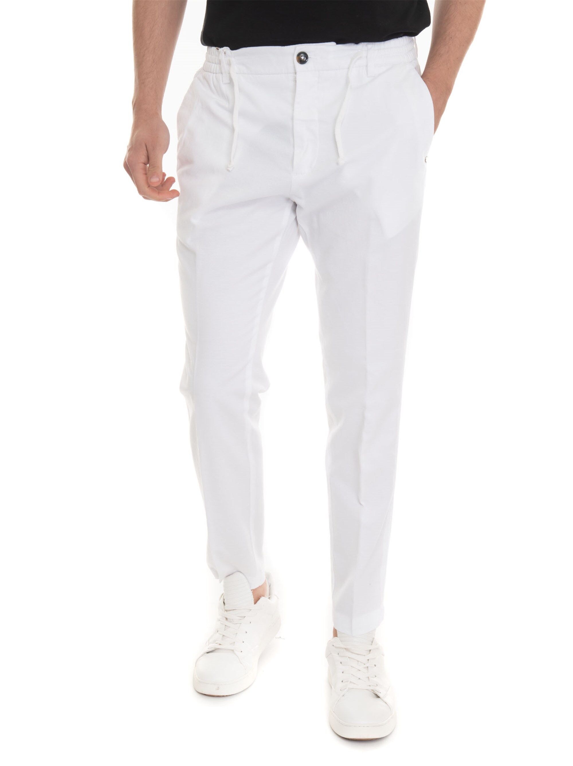 Detwelve Pantalaccio Bianco Uomo 52