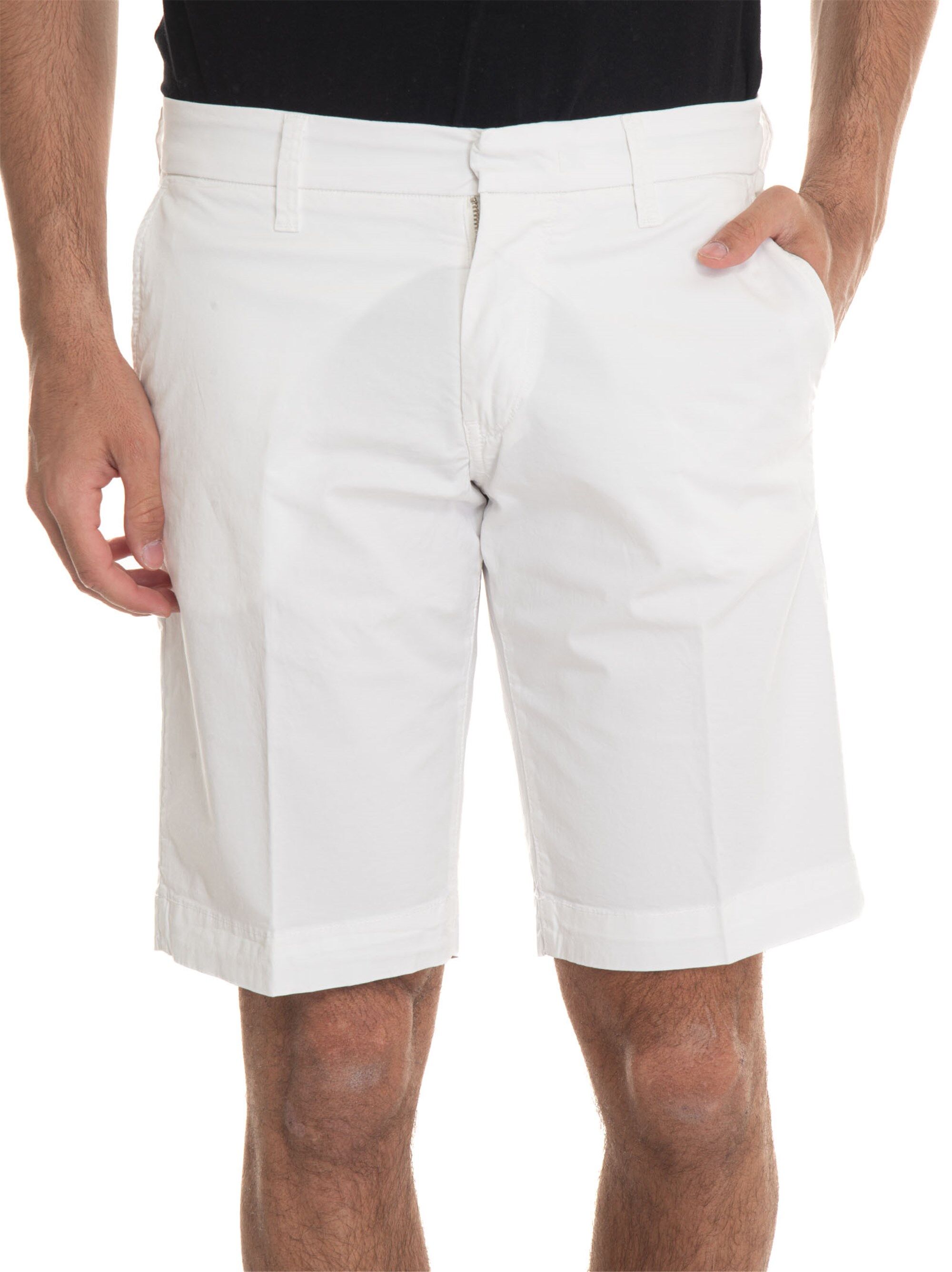 Fay Bermuda in cotone Bianco Uomo 36