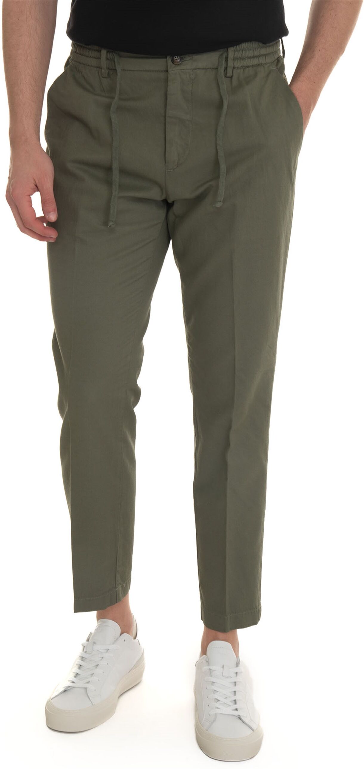 Detwelve Pantalone modello chino Verde Uomo 54