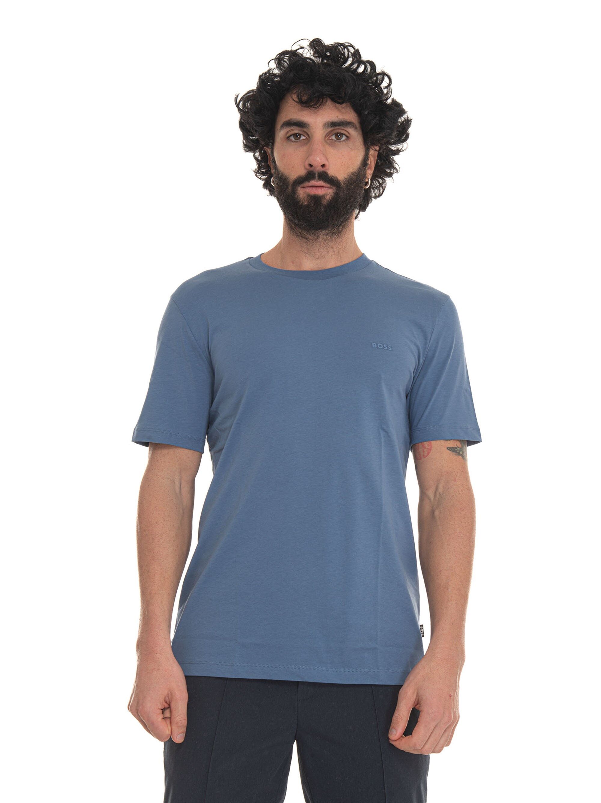 Boss T-shirt girocollo Bluette Uomo M