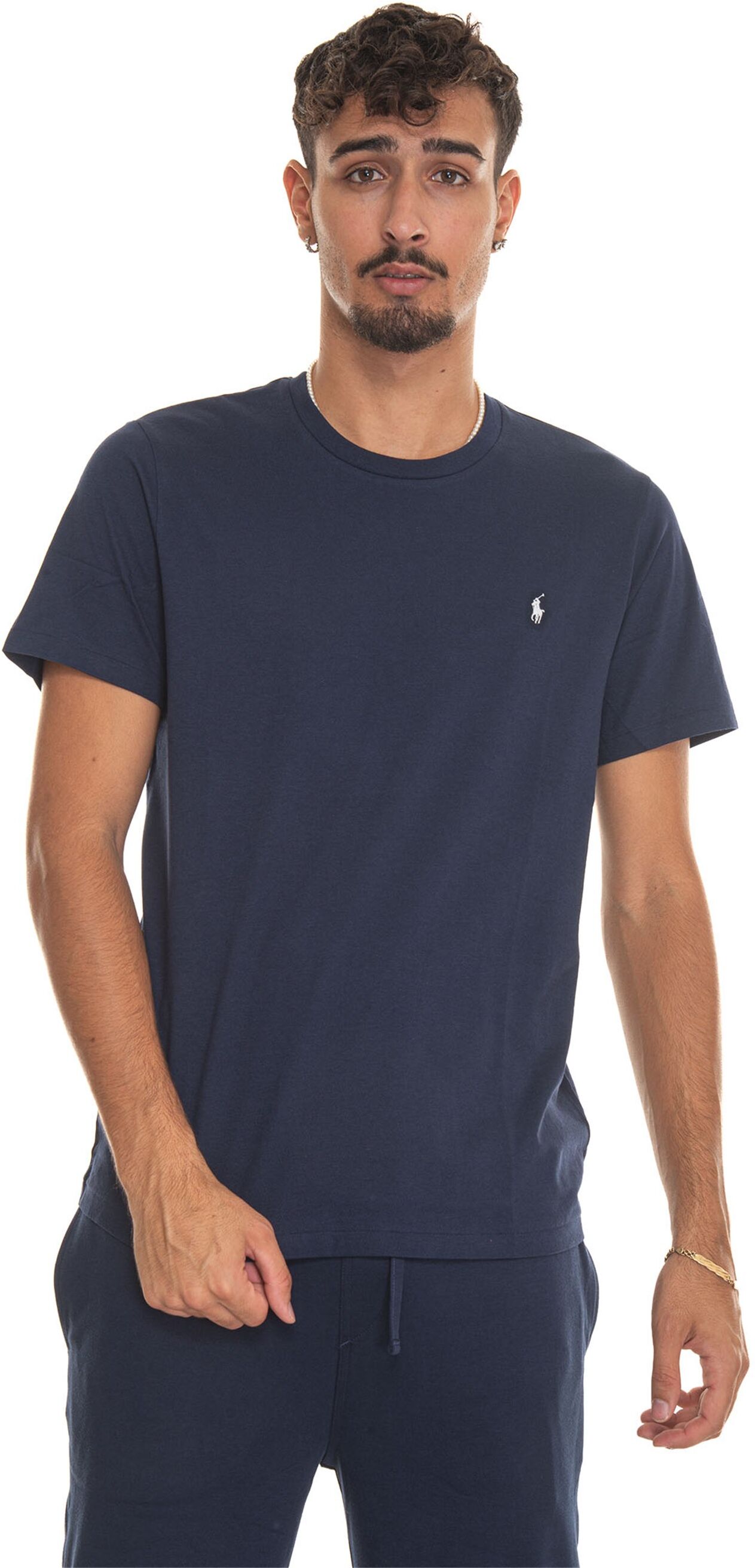 Ralph Lauren T-shirt girocollo mezza manica Blu Uomo M