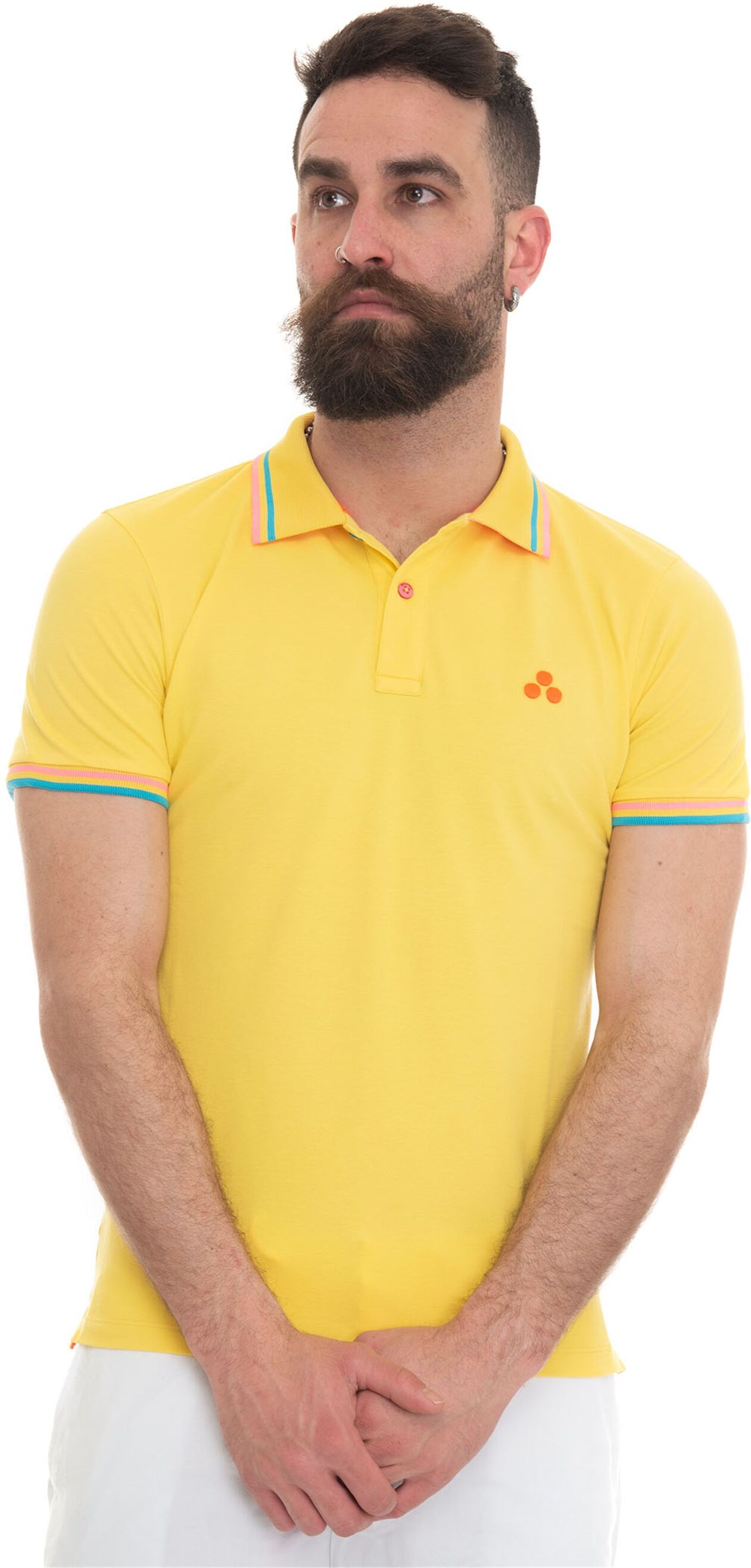 Peuterey Polo manica corta NEWSELANDINASTR Giallo Uomo XXL