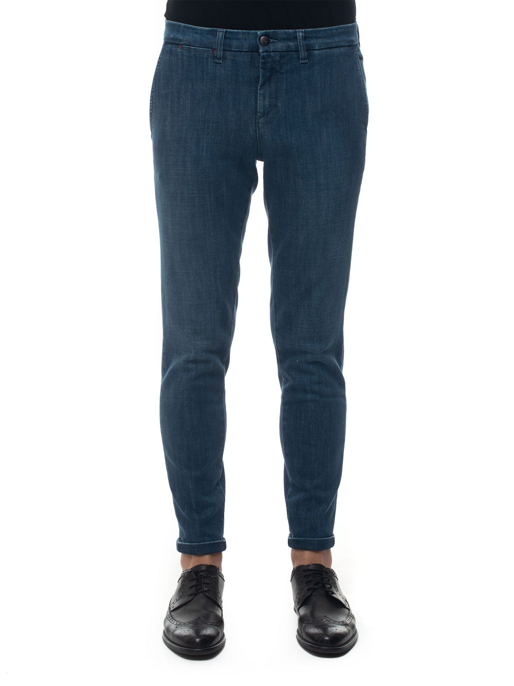 Fay Jeans denim taglio chino Denim medio Uomo 38