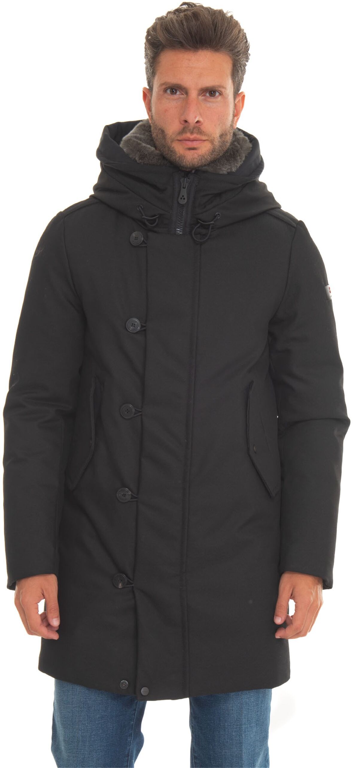 Peuterey Parka KASAKI03FUR Nero Uomo 3XL