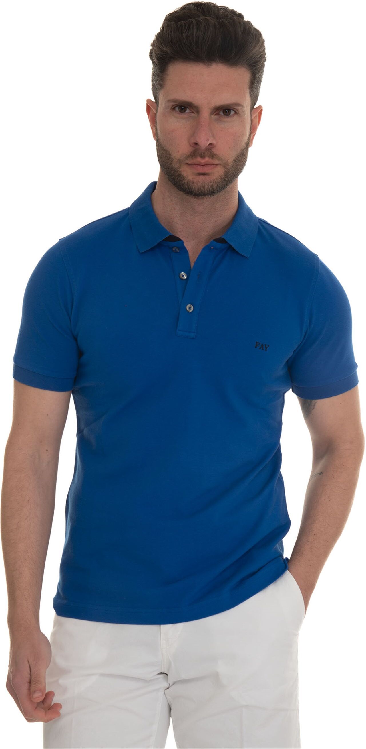 Fay Polo mezza manica Bluette Uomo XXL