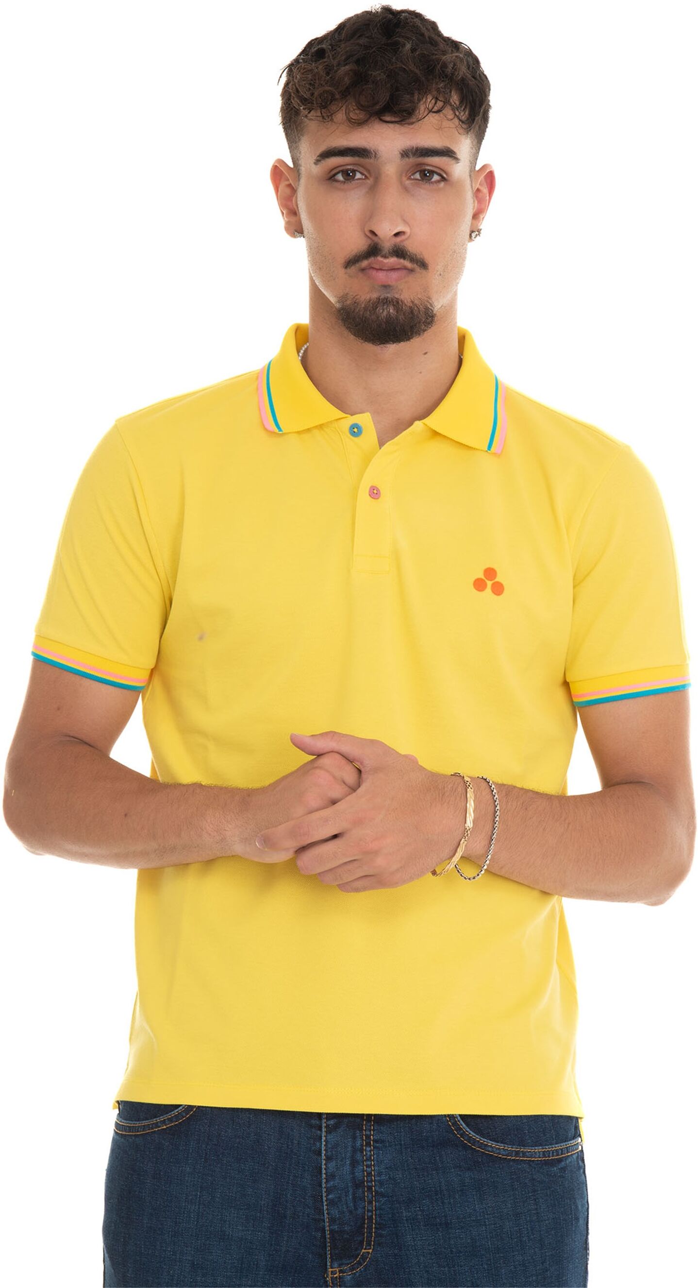 Peuterey Polo manica corta NEWSELANDINASTR Giallo Uomo XL