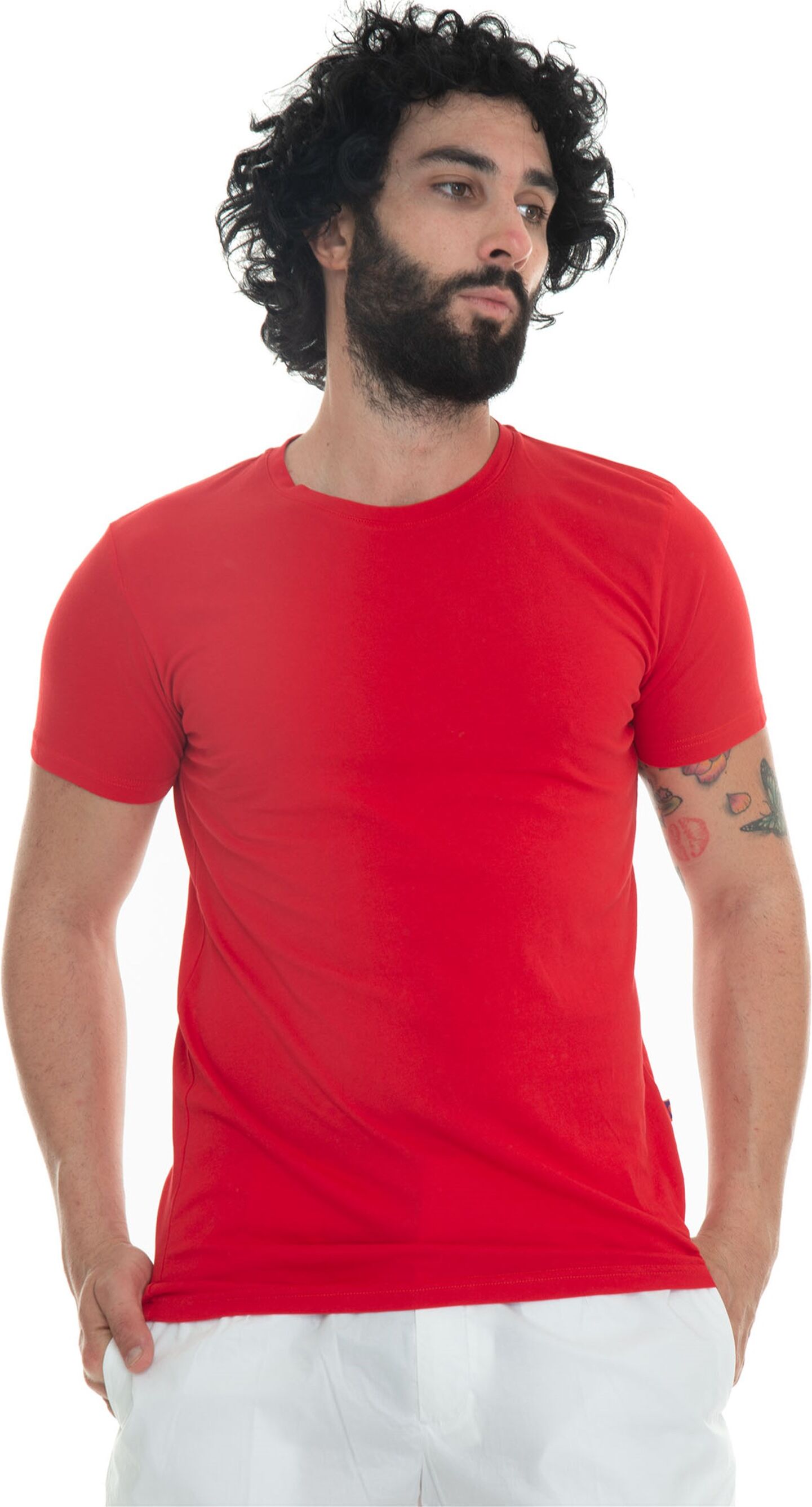 Gallo T-shirt girocollo mezza manica Rosso Uomo XXL