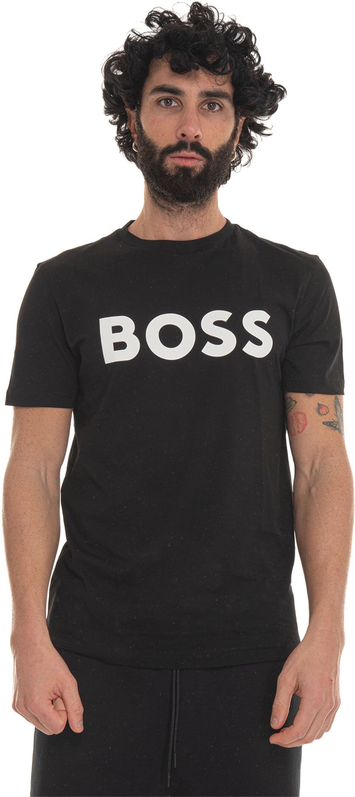 Boss T-shirt girocollo Nero Uomo M