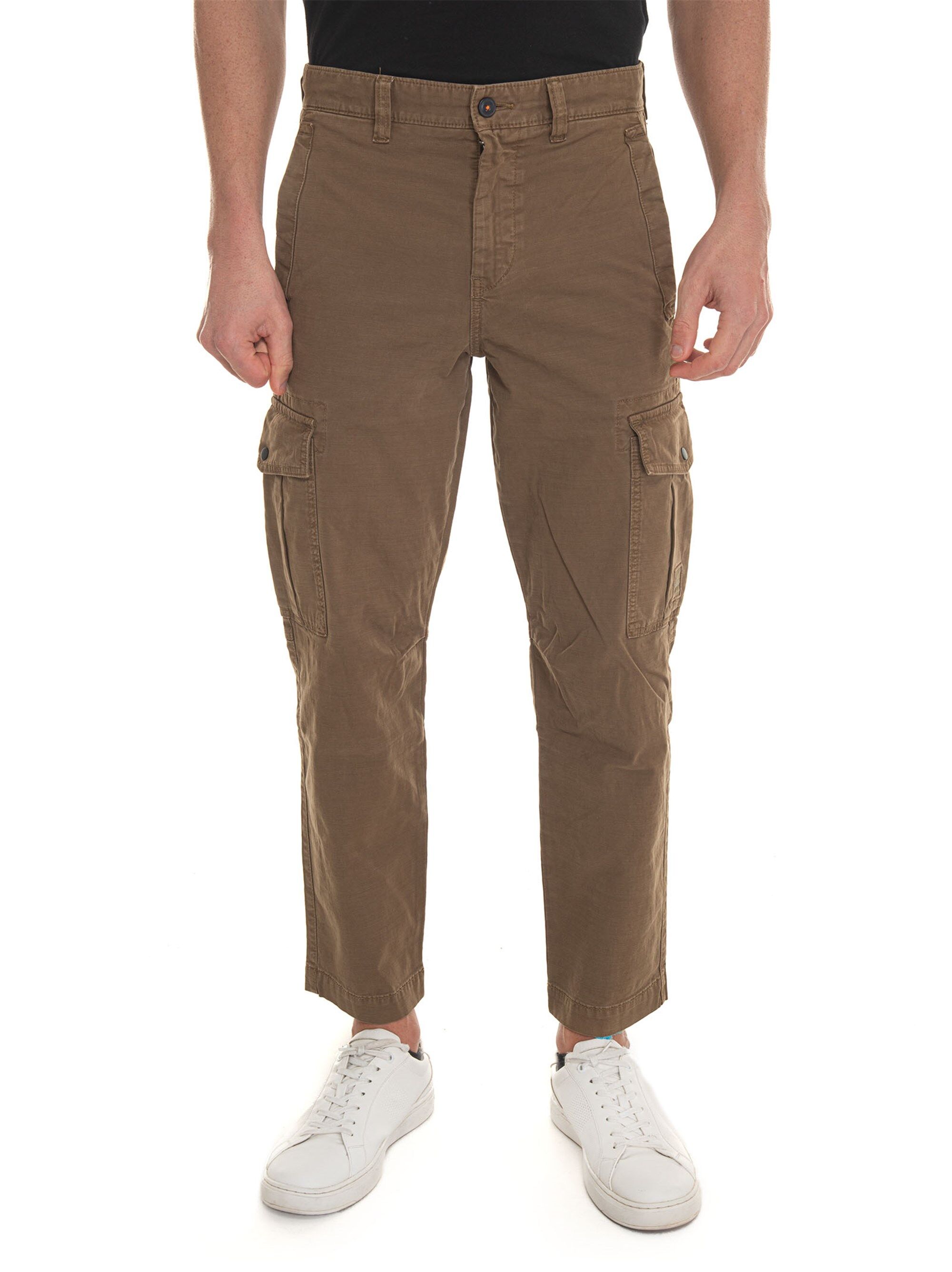 Boss Pantalone cargo Verde Uomo 52