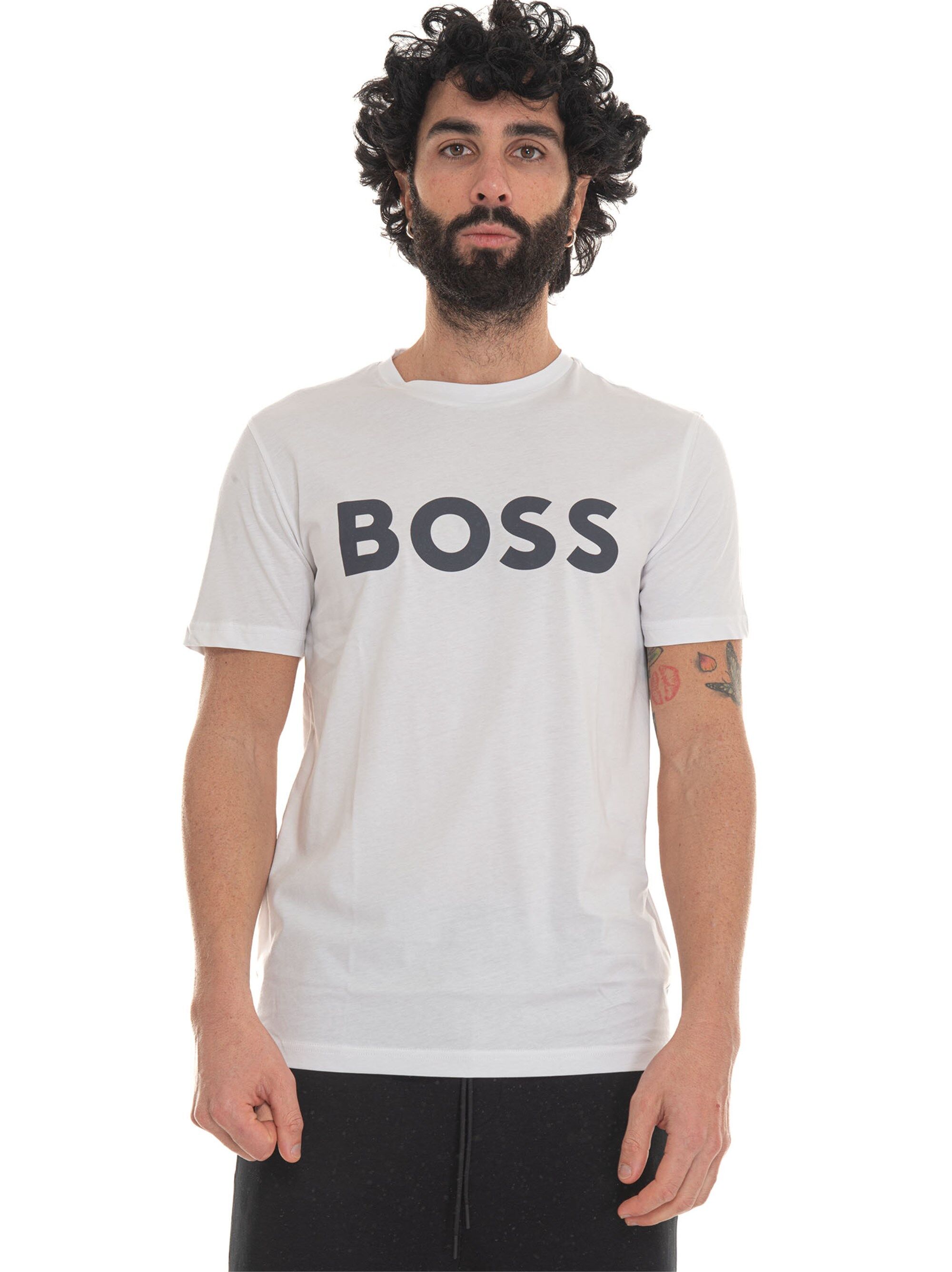 Boss T-shirt girocollo Bianco Uomo M