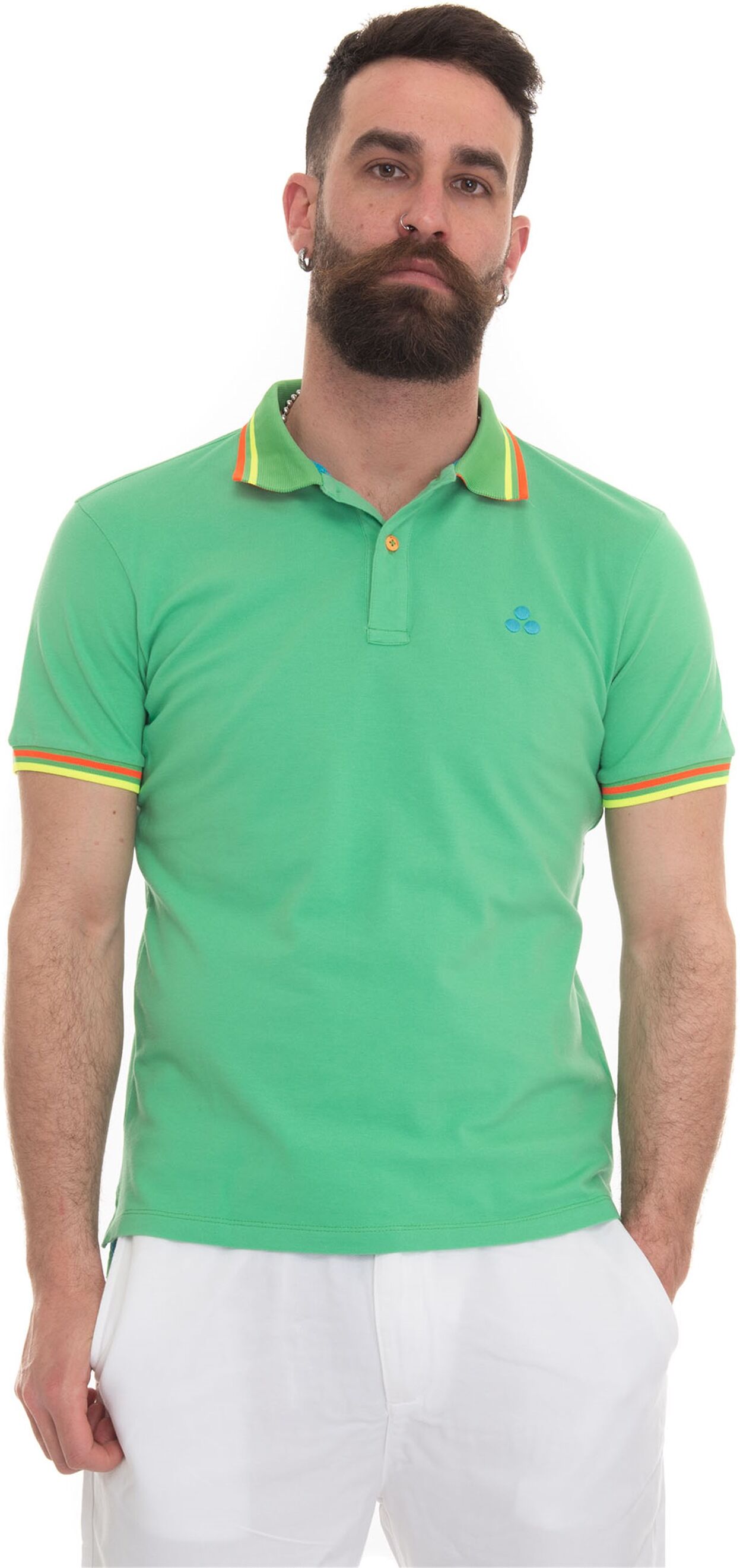 Peuterey Polo manica corta NEWSELANDINASTR Verde Uomo XXL