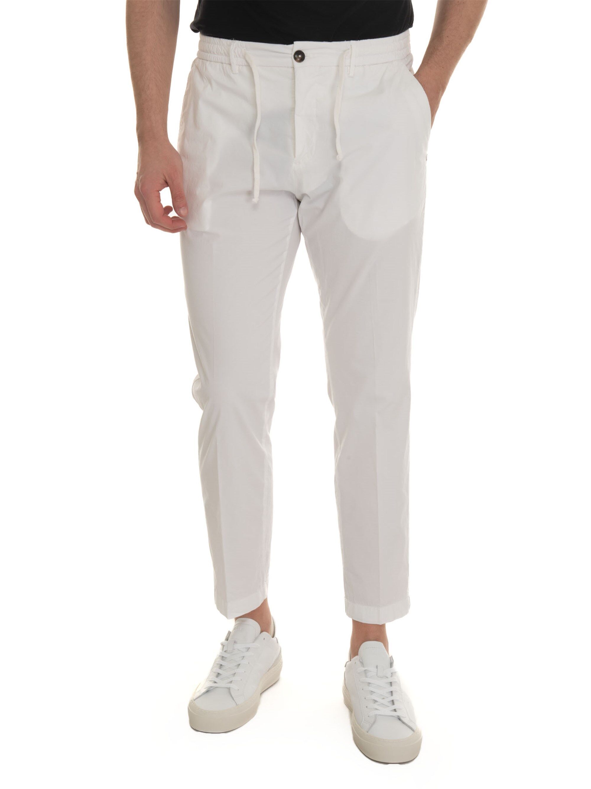 Detwelve Pantalone modello chino Bianco Uomo 54