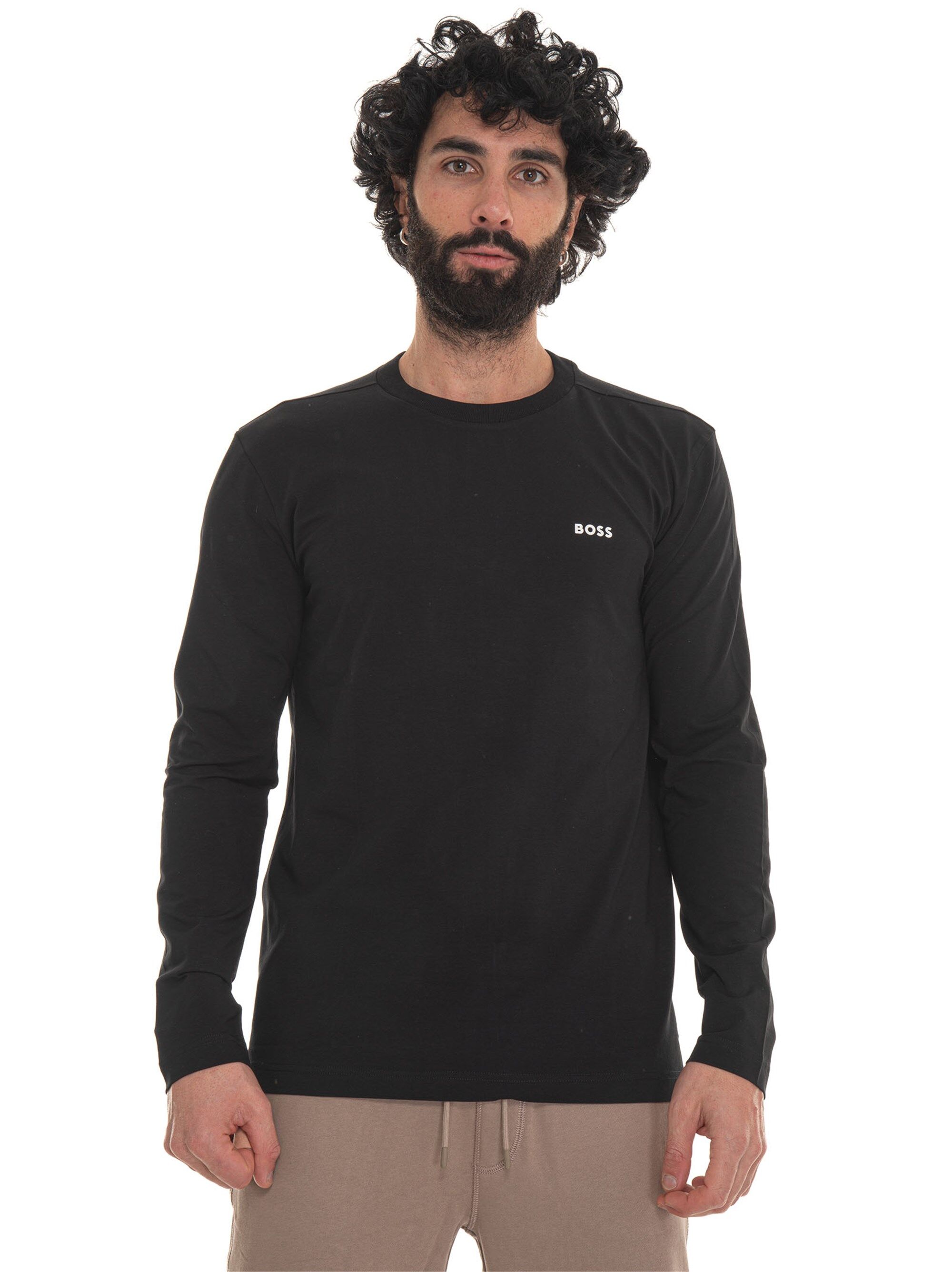 Boss T-shirt girocollo Nero Uomo M