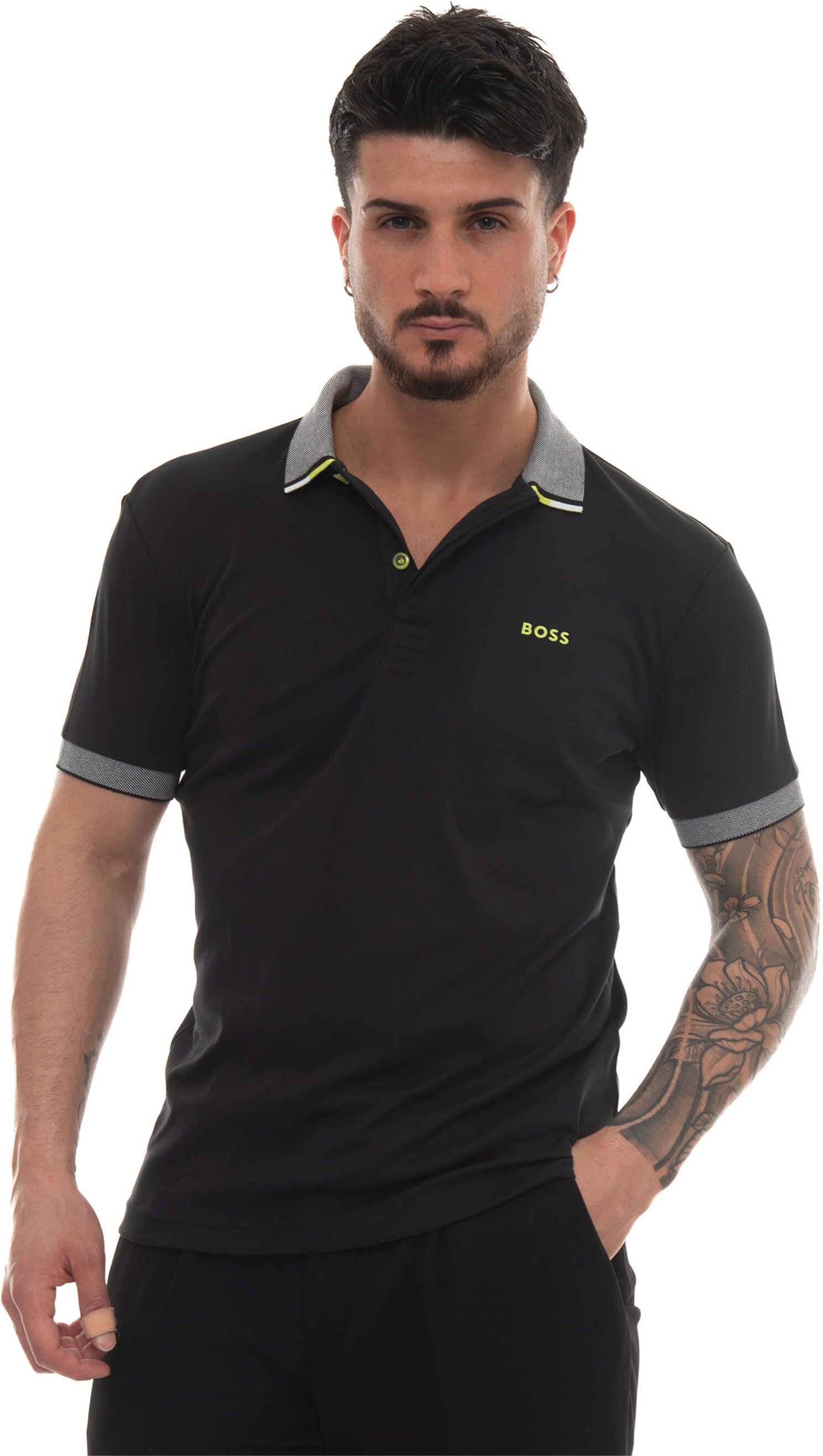 Boss Polo manica corta PADDY1 Nero Uomo S